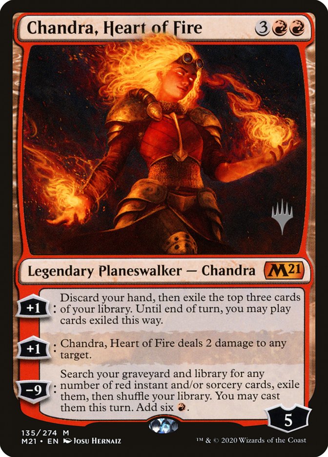 Chandra, Heart of Fire (Promo Pack) [Core Set 2021 Promos] | Red Riot Games CA