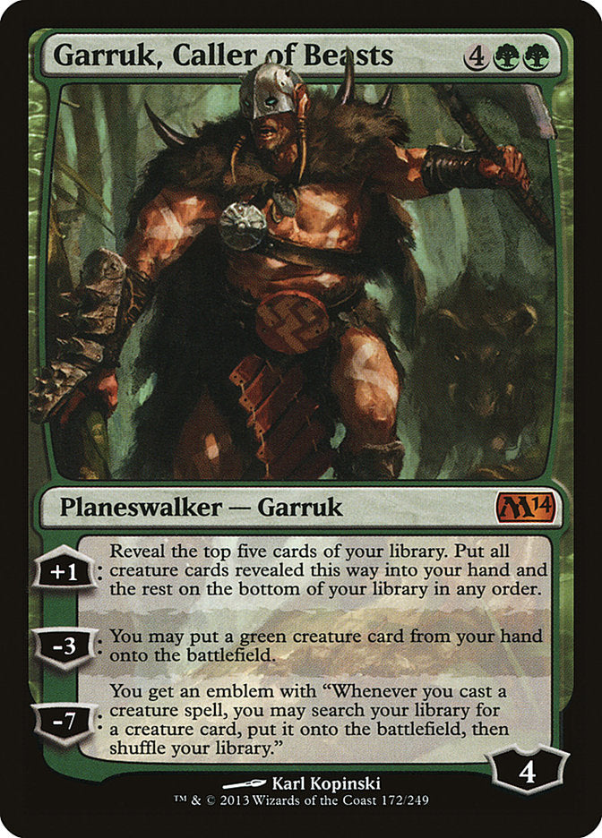Garruk, Caller of Beasts [Magic 2014] | Red Riot Games CA