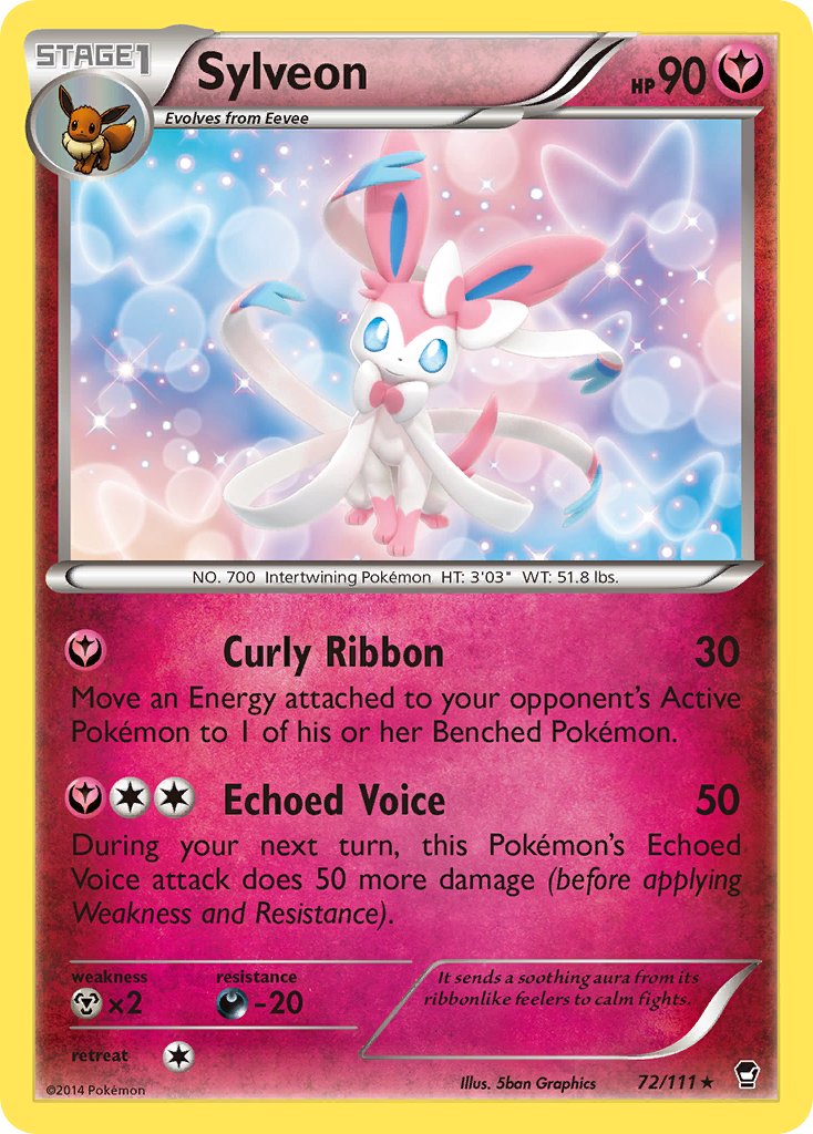 Sylveon (72/111) (Theme Deck Exclusive) [XY: Furious Fists] | Red Riot Games CA
