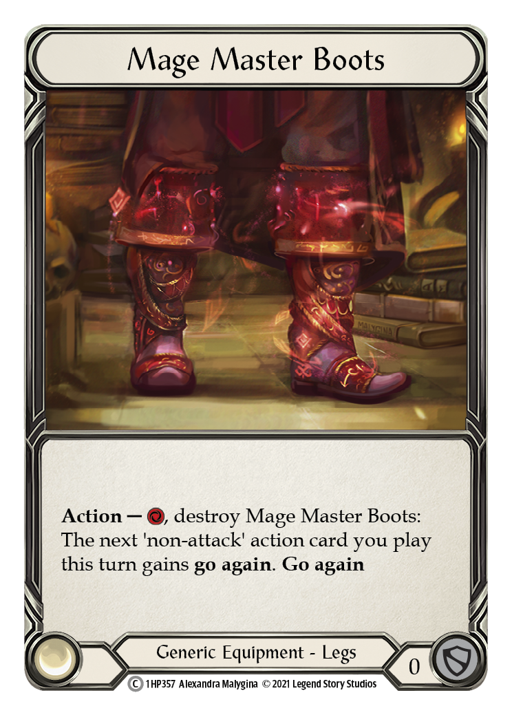 Mage Master Boots [1HP357] (History Pack 1) | Red Riot Games CA