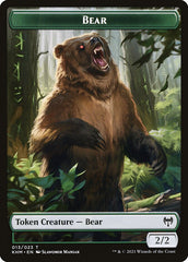 Treasure // Bear Double-Sided Token [Kaldheim Tokens] | Red Riot Games CA
