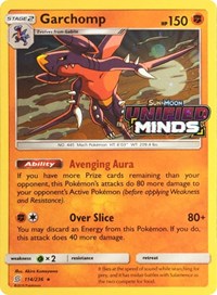 Garchomp (114/236) (Cosmos Holo) [Sun & Moon: Unified Minds] | Red Riot Games CA