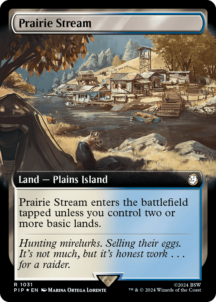 Prairie Stream (Extended Art) (Surge Foil) [Fallout] | Red Riot Games CA