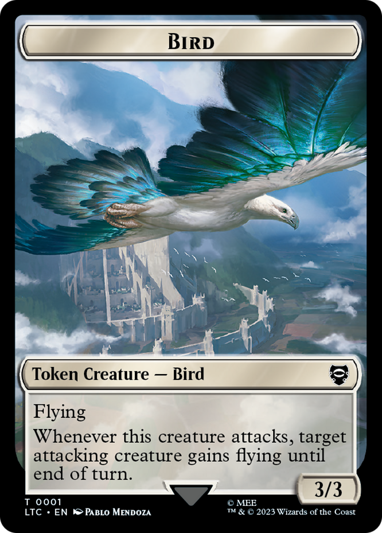 Bird // Food Token [The Lord of the Rings: Tales of Middle-Earth Commander Tokens] | Red Riot Games CA