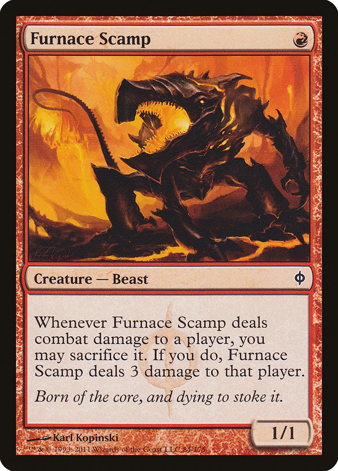 Furnace Scamp [New Phyrexia] | Red Riot Games CA