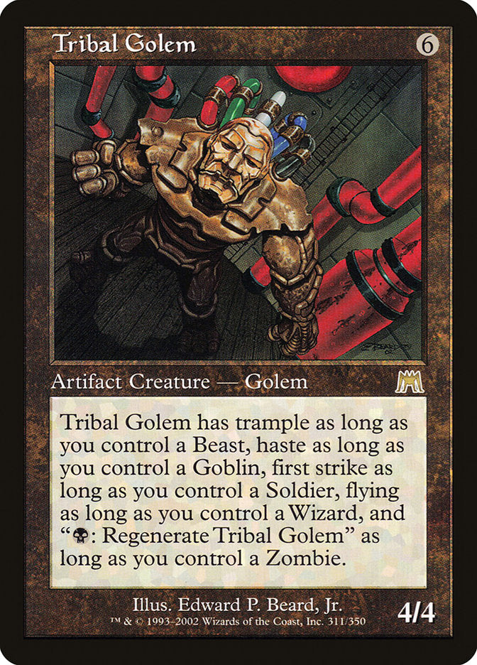 Tribal Golem [Onslaught] | Red Riot Games CA