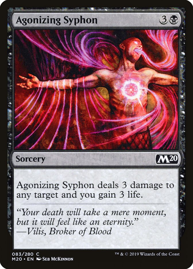 Agonizing Syphon [Core Set 2020] | Red Riot Games CA