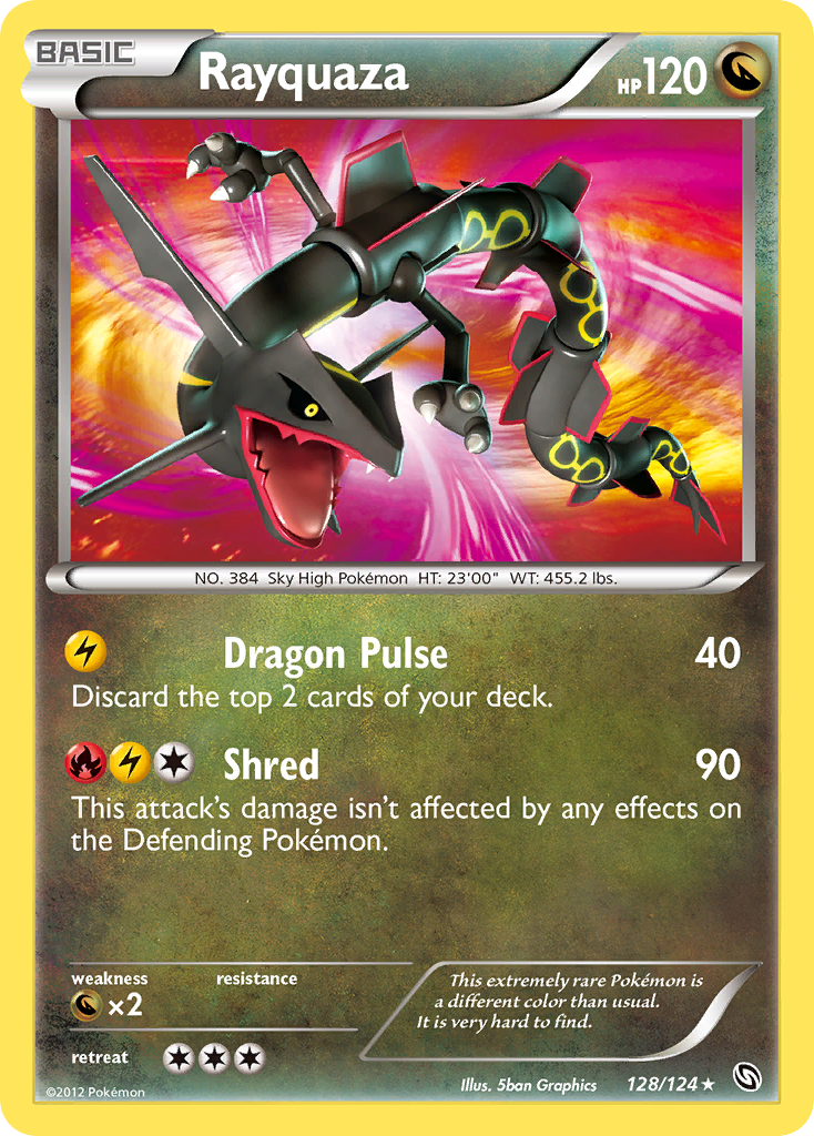 Rayquaza (128/124) [Black & White: Dragons Exalted] | Red Riot Games CA