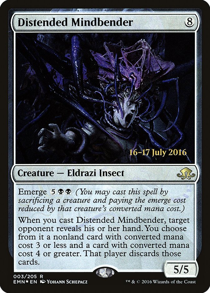 Distended Mindbender [Eldritch Moon Prerelease Promos] | Red Riot Games CA