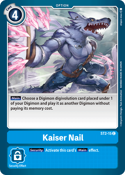 Kaiser Nail [ST2-15] [Starter Deck: Cocytus Blue] | Red Riot Games CA