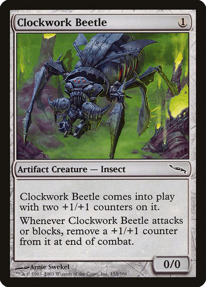 Clockwork Beetle [Mirrodin] | Red Riot Games CA