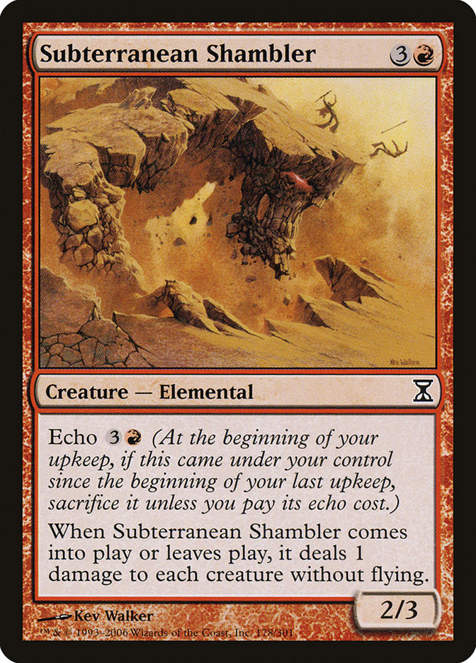 Subterranean Shambler [Time Spiral] | Red Riot Games CA