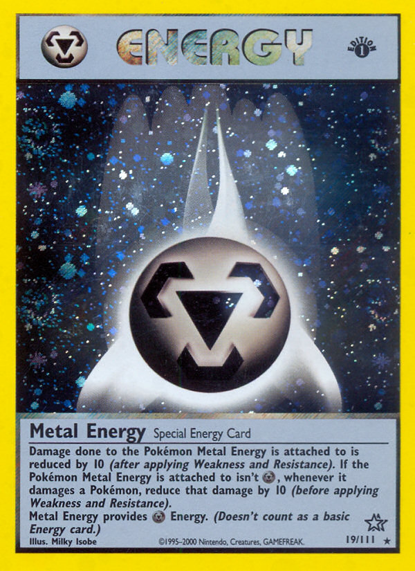 Metal Energy (19/111) [Neo Genesis 1st Edition] | Red Riot Games CA