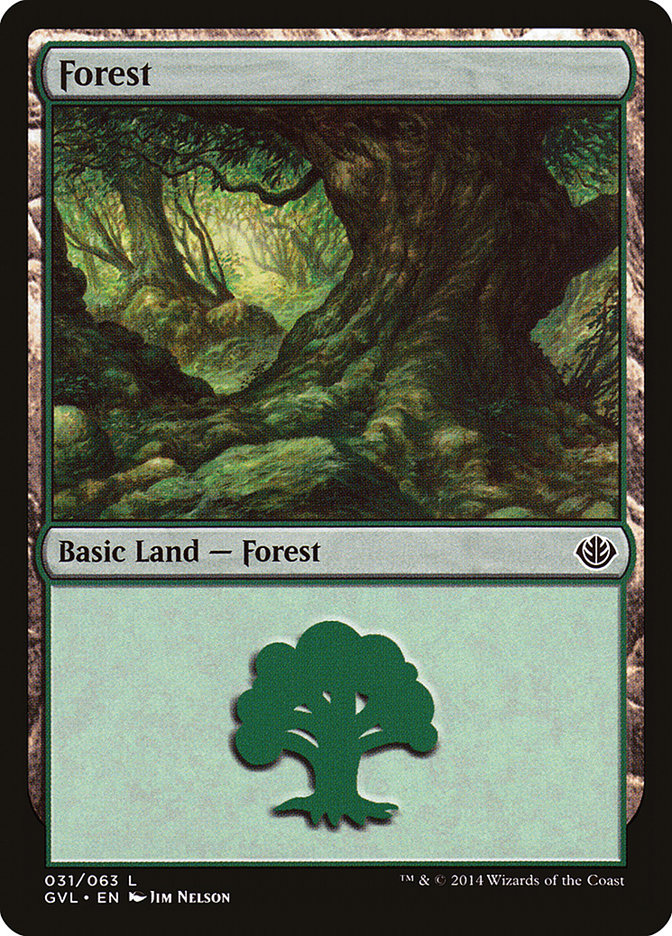 Forest (31) (Garruk vs. Liliana) [Duel Decks Anthology] | Red Riot Games CA