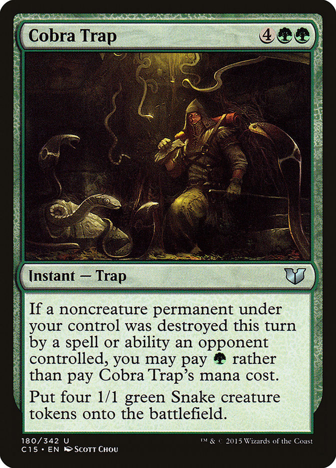 Cobra Trap [Commander 2015] | Red Riot Games CA