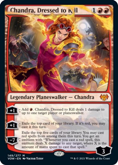 Chandra, Dressed to Kill (Promo Pack) [Innistrad: Crimson Vow Promos] | Red Riot Games CA
