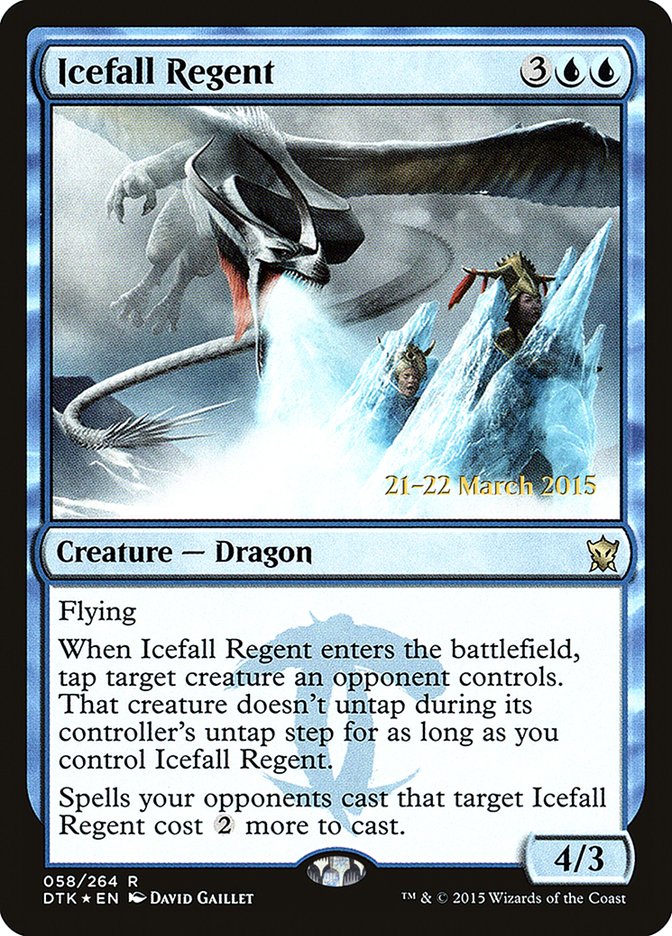 Icefall Regent [Dragons of Tarkir Prerelease Promos] | Red Riot Games CA
