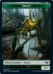 Insect // Dragon Illusion Double-Sided Token [Innistrad: Crimson Vow Tokens] | Red Riot Games CA
