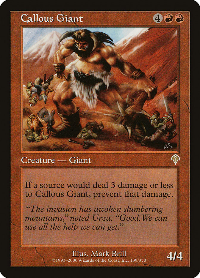 Callous Giant [Invasion] | Red Riot Games CA
