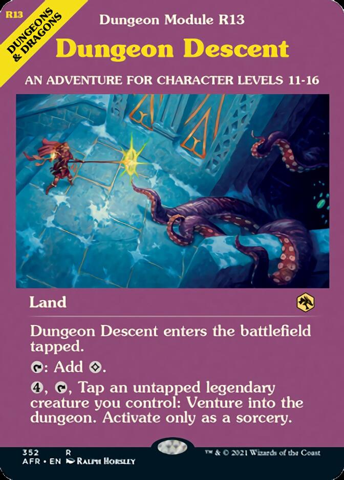 Dungeon Descent (Dungeon Module) [Dungeons & Dragons: Adventures in the Forgotten Realms] | Red Riot Games CA