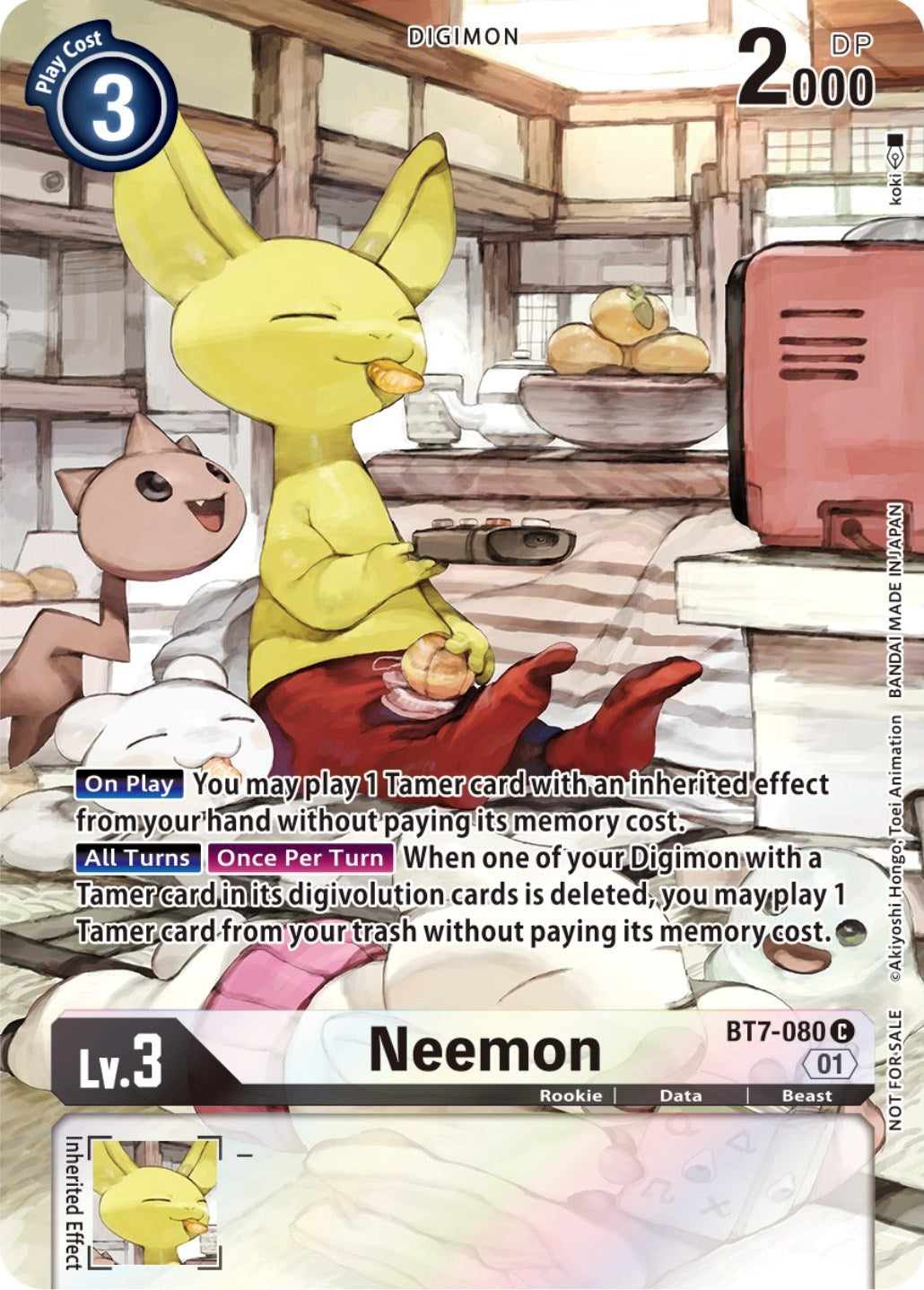 Neemon [BT7-080] (2nd Anniversary Frontier Card) [Next Adventure Promos] | Red Riot Games CA