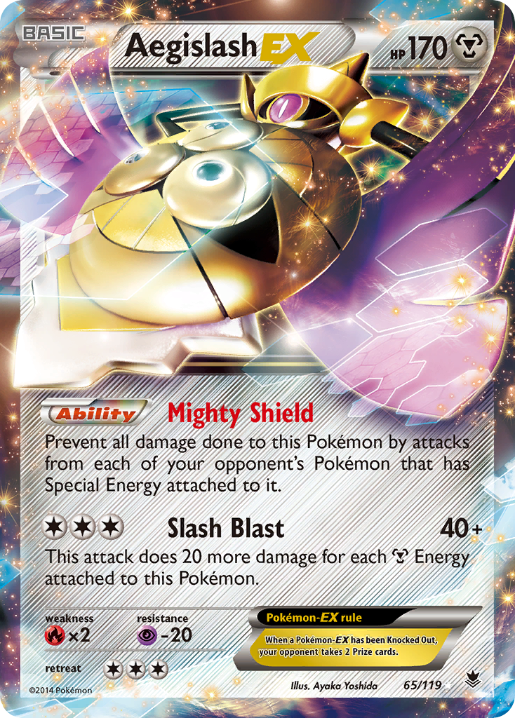 Aegislash EX (65/119) [XY: Phantom Forces] | Red Riot Games CA