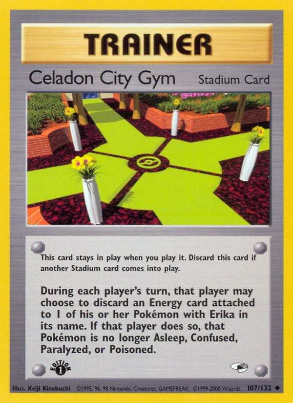 Celadon City Gym (107/132) [Gym Heroes 1st Edition] | Red Riot Games CA