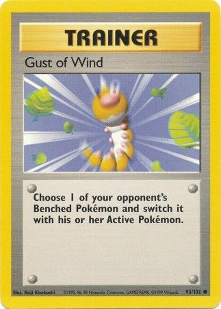 Gust of Wind (93/102) [Base Set Unlimited] | Red Riot Games CA