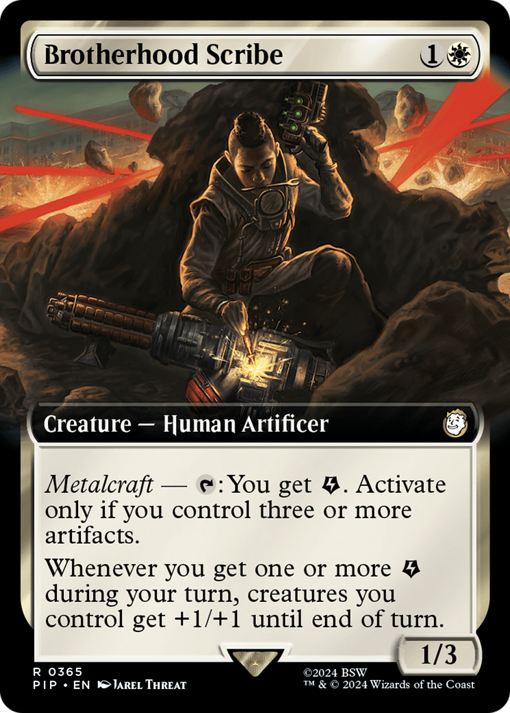 Brotherhood Scribe (Extended Art) [Fallout] | Red Riot Games CA