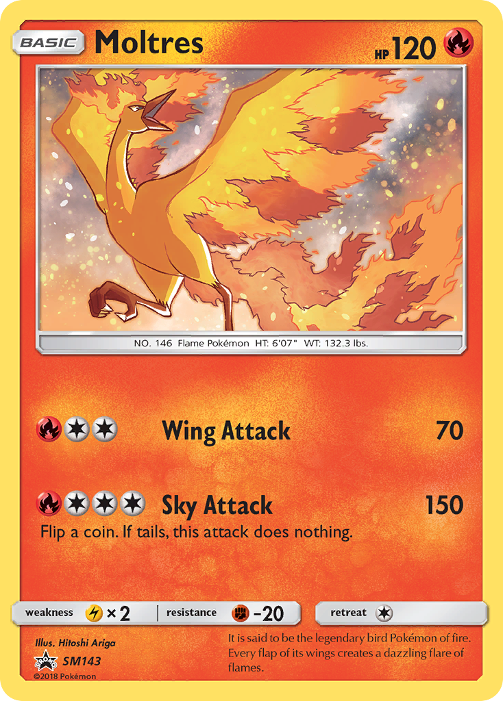 Moltres (SM143) [Sun & Moon: Black Star Promos] | Red Riot Games CA