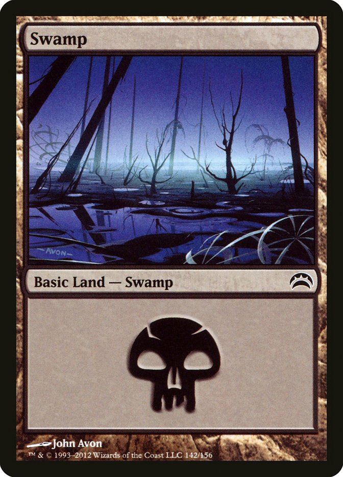 Swamp (142) [Planechase 2012] | Red Riot Games CA