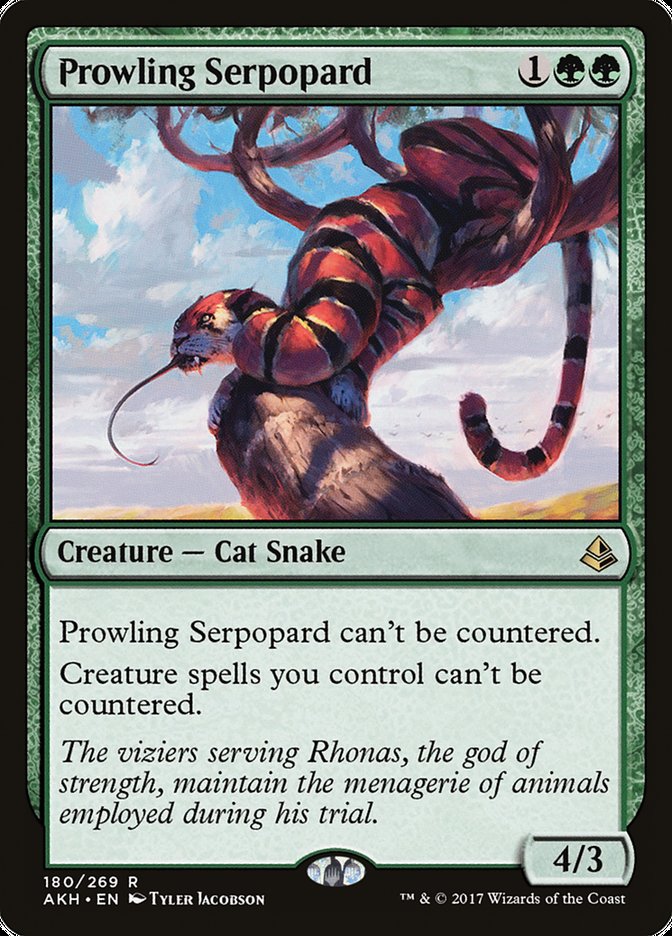 Prowling Serpopard [Amonkhet] | Red Riot Games CA