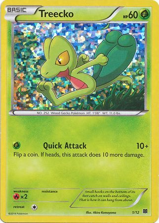 Treecko (1/12) [McDonald's Promos: 2015 Collection] | Red Riot Games CA