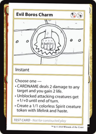 Evil Boros Charm (2021 Edition) [Mystery Booster Playtest Cards] | Red Riot Games CA