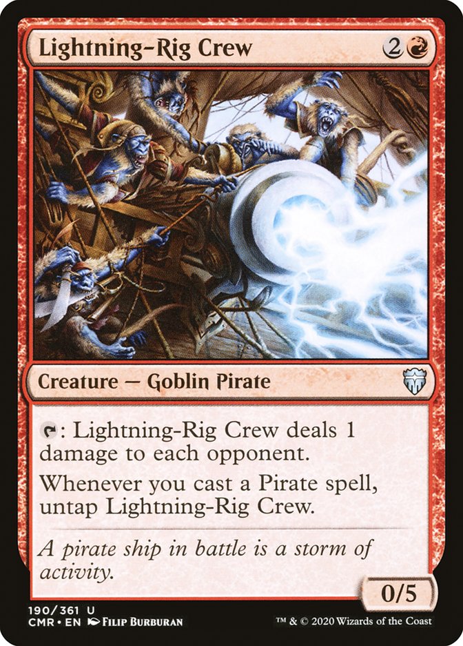 Lightning-Rig Crew [Commander Legends] | Red Riot Games CA