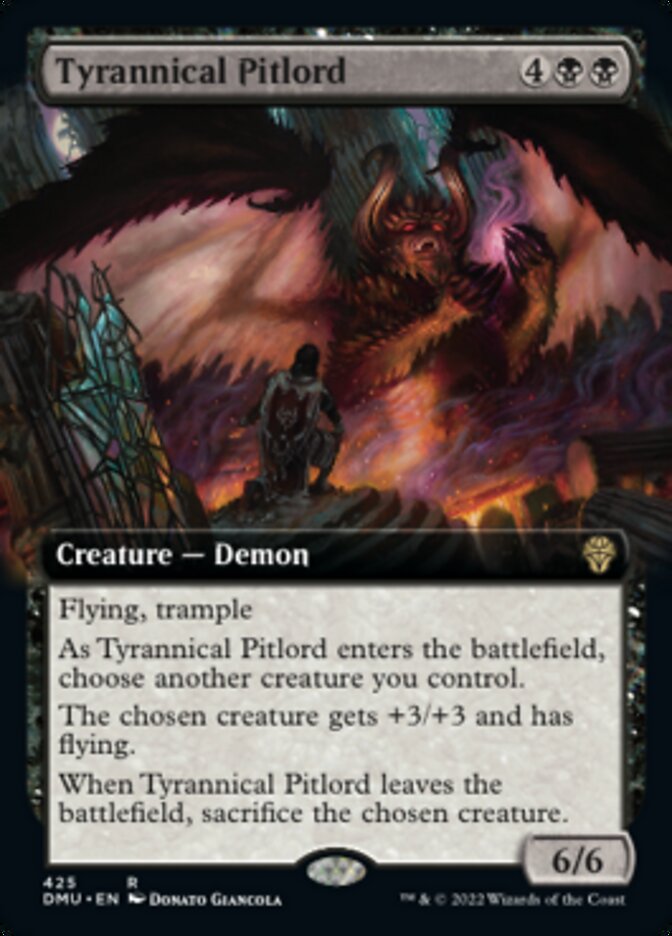 Tyrannical Pitlord (Extended Art) [Dominaria United] | Red Riot Games CA