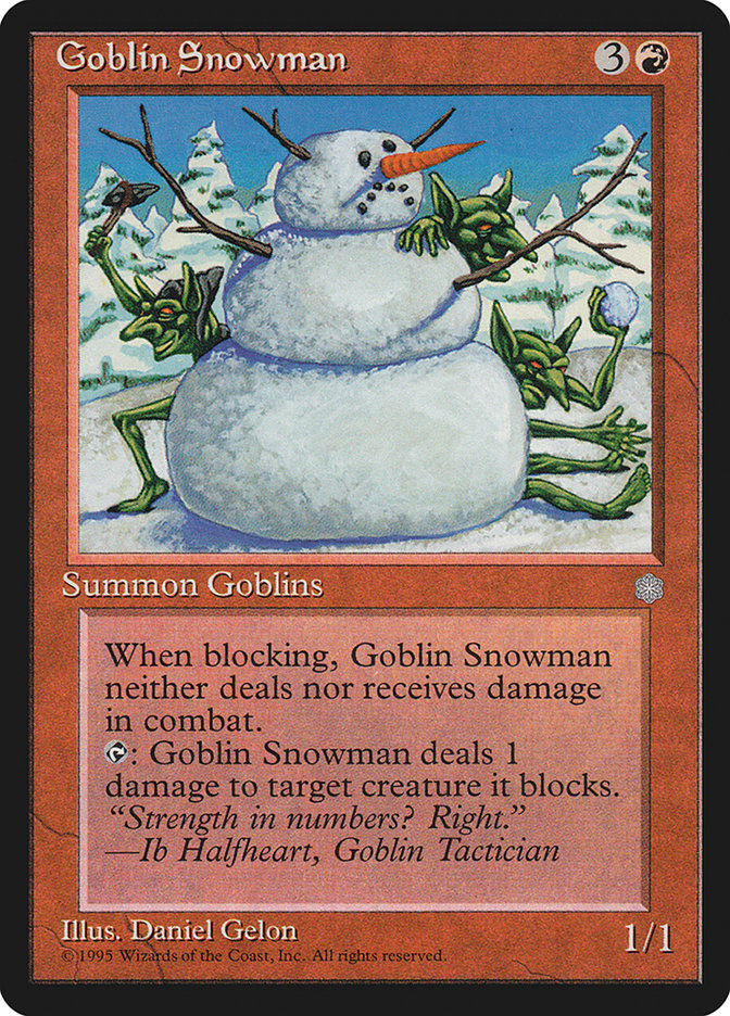 Goblin Snowman [Ice Age] | Red Riot Games CA