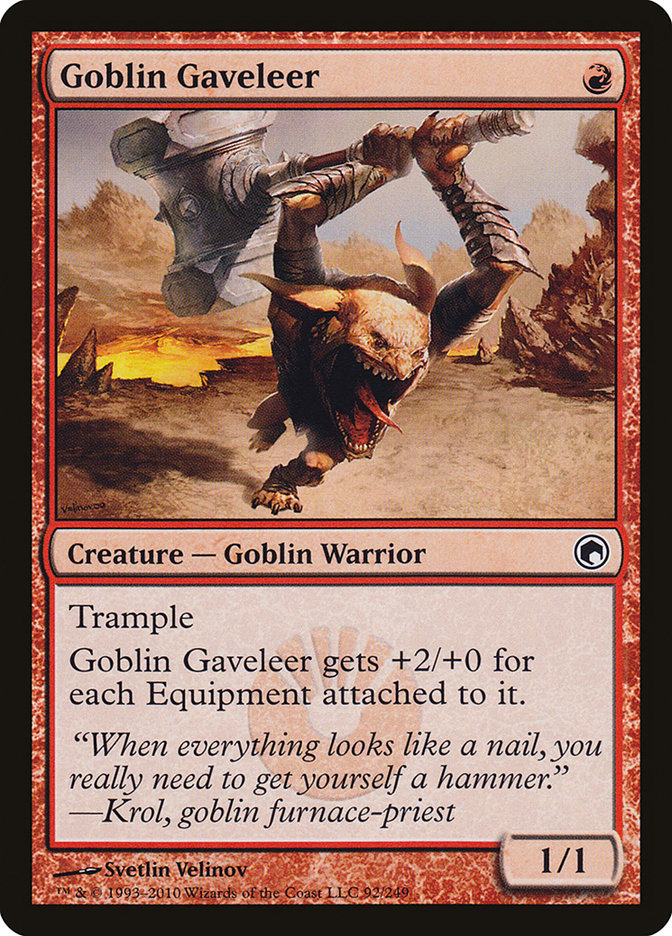 Goblin Gaveleer [Scars of Mirrodin] | Red Riot Games CA