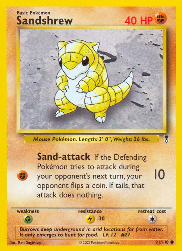 Sandshrew (91/110) [Legendary Collection] | Red Riot Games CA