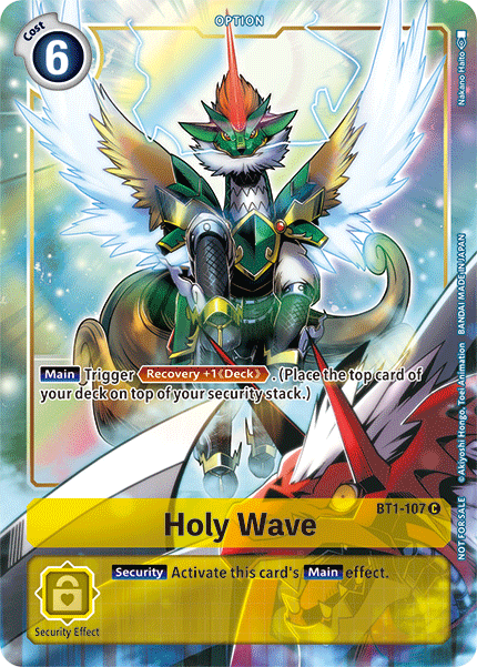 Holy Wave [BT1-107] (Dash Pack) [Release Special Booster Ver.1.5 Promos] | Red Riot Games CA
