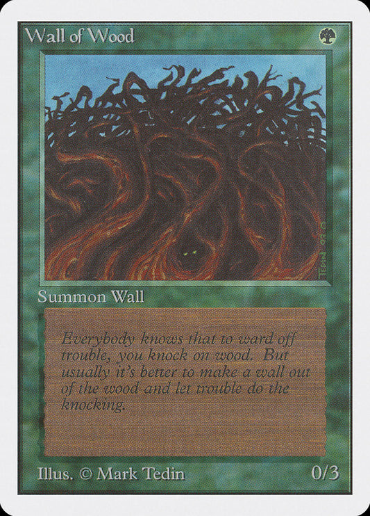 Wall of Wood [Unlimited Edition]