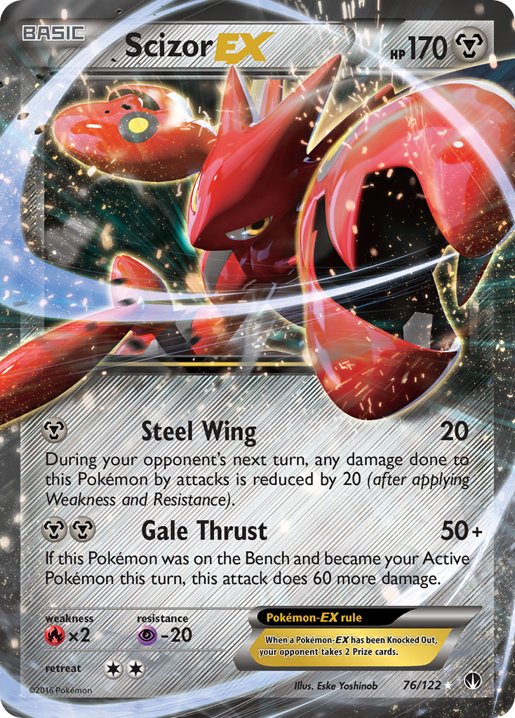 Scizor EX (76/122) [XY: BREAKpoint] | Red Riot Games CA