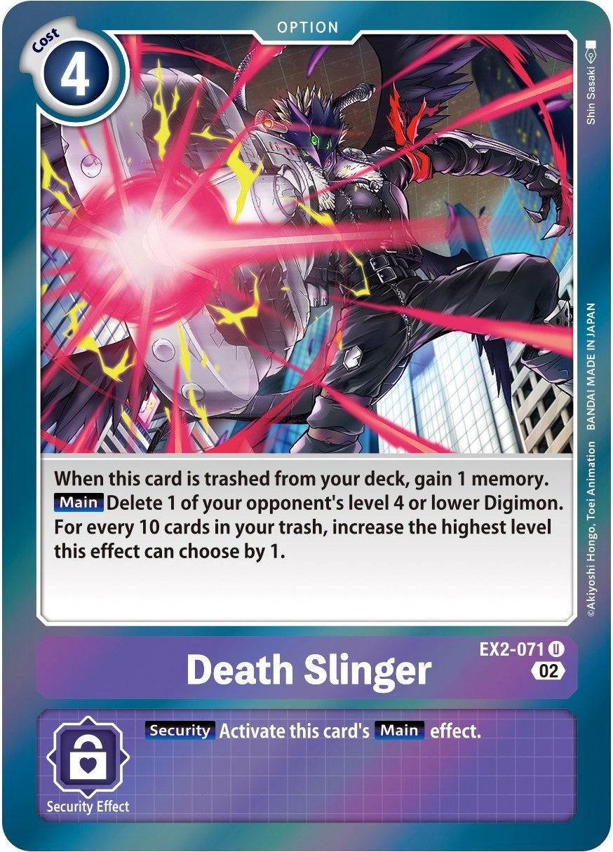 Death Slinger [EX2-071] (Alternate Art) [Starter Deck: Beelzemon Advanced Deck Set] | Red Riot Games CA