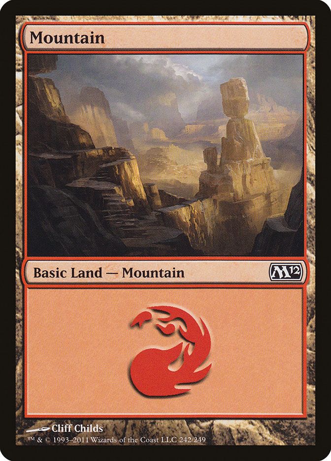 Mountain (242) [Magic 2012] | Red Riot Games CA