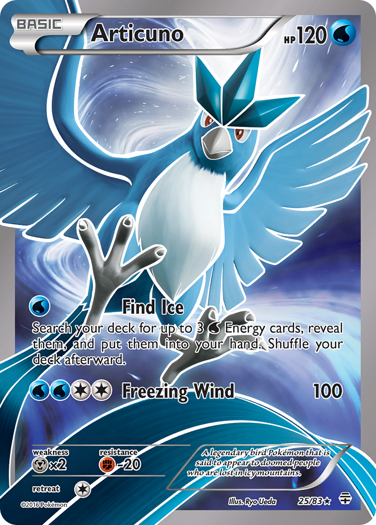 Articuno (25/83) [XY: Generations] | Red Riot Games CA