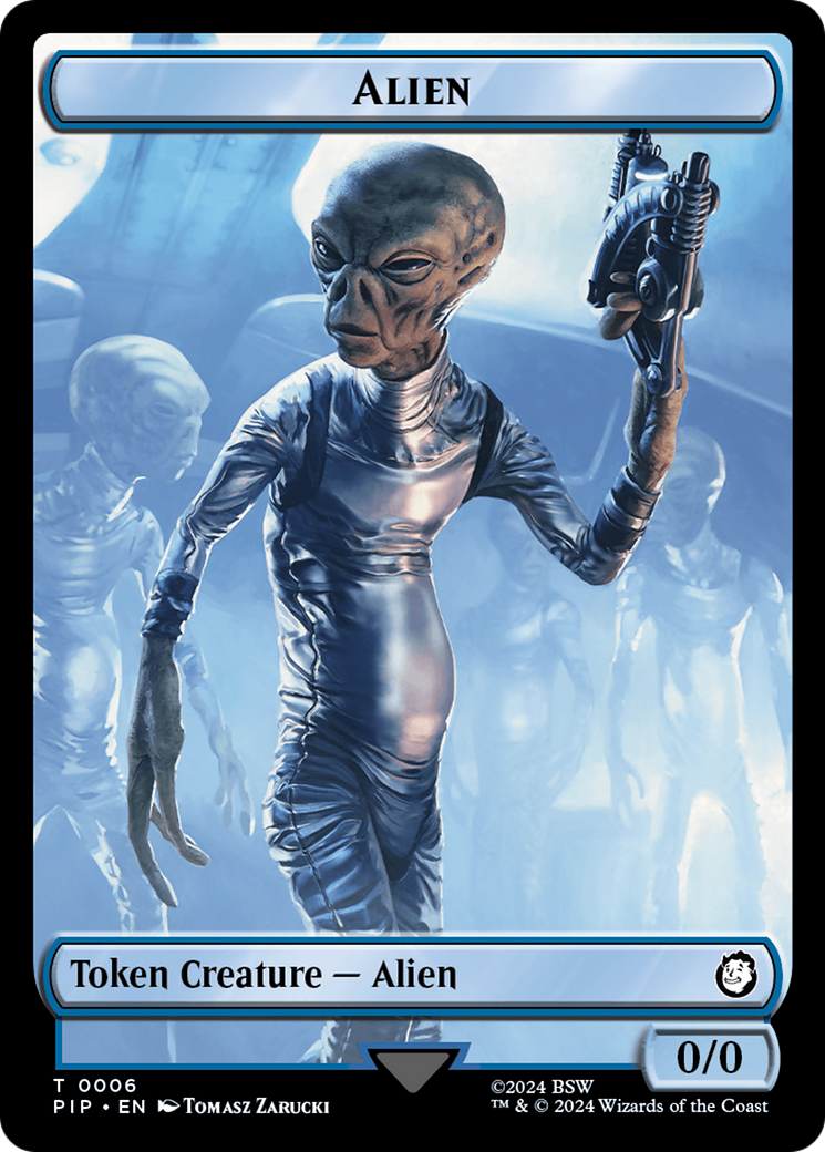 Food (0014) // Alien Double-Sided Token [Fallout Tokens] | Red Riot Games CA