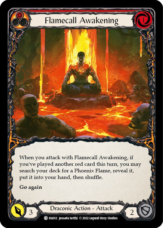 Flamecall Awakening [FAI012] (Uprising Fai Blitz Deck) | Red Riot Games CA