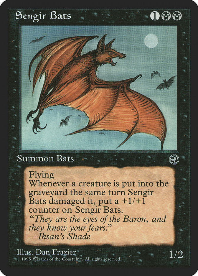 Sengir Bats (Ihsan's Shade Flavor Text) [Homelands] | Red Riot Games CA