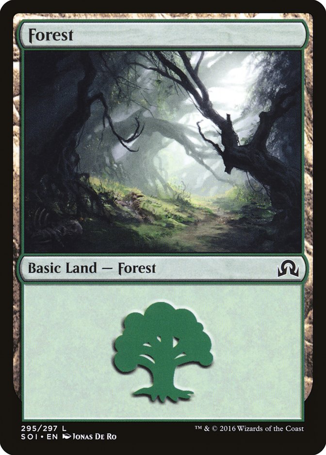 Forest (295) [Shadows over Innistrad] | Red Riot Games CA