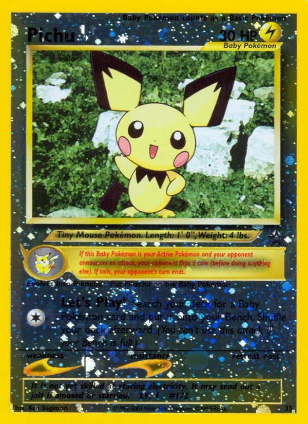 Pichu (35) [Wizards of the Coast: Black Star Promos] | Red Riot Games CA